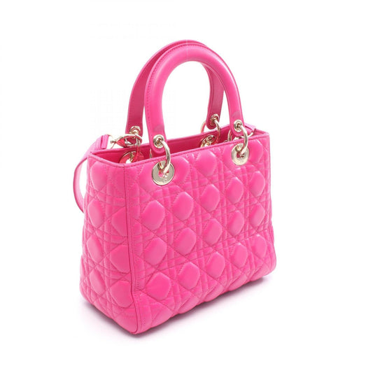 Dior Lady Cannage Handbag Lambskin Travel Bag