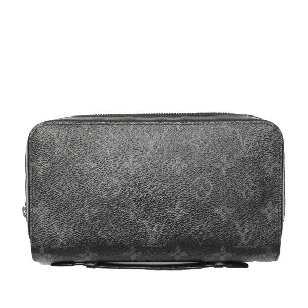 Louis Vuitton Long Purse M61698 Eclipse Zippy Monogram Canvas Wallet Case
