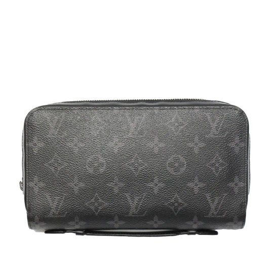 Louis Vuitton Long Purse M61698 Eclipse Zippy Monogram Canvas Wallet Case