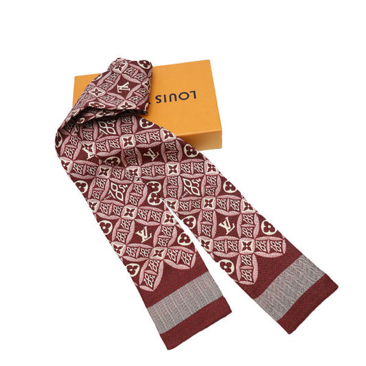 Louis Vuitton scarf Bordeaux Bando SINCE Bandeau Monogram Leather