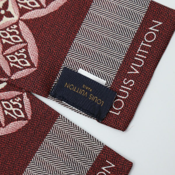 Louis Vuitton scarf Bordeaux Bando SINCE Bandeau Monogram Leather