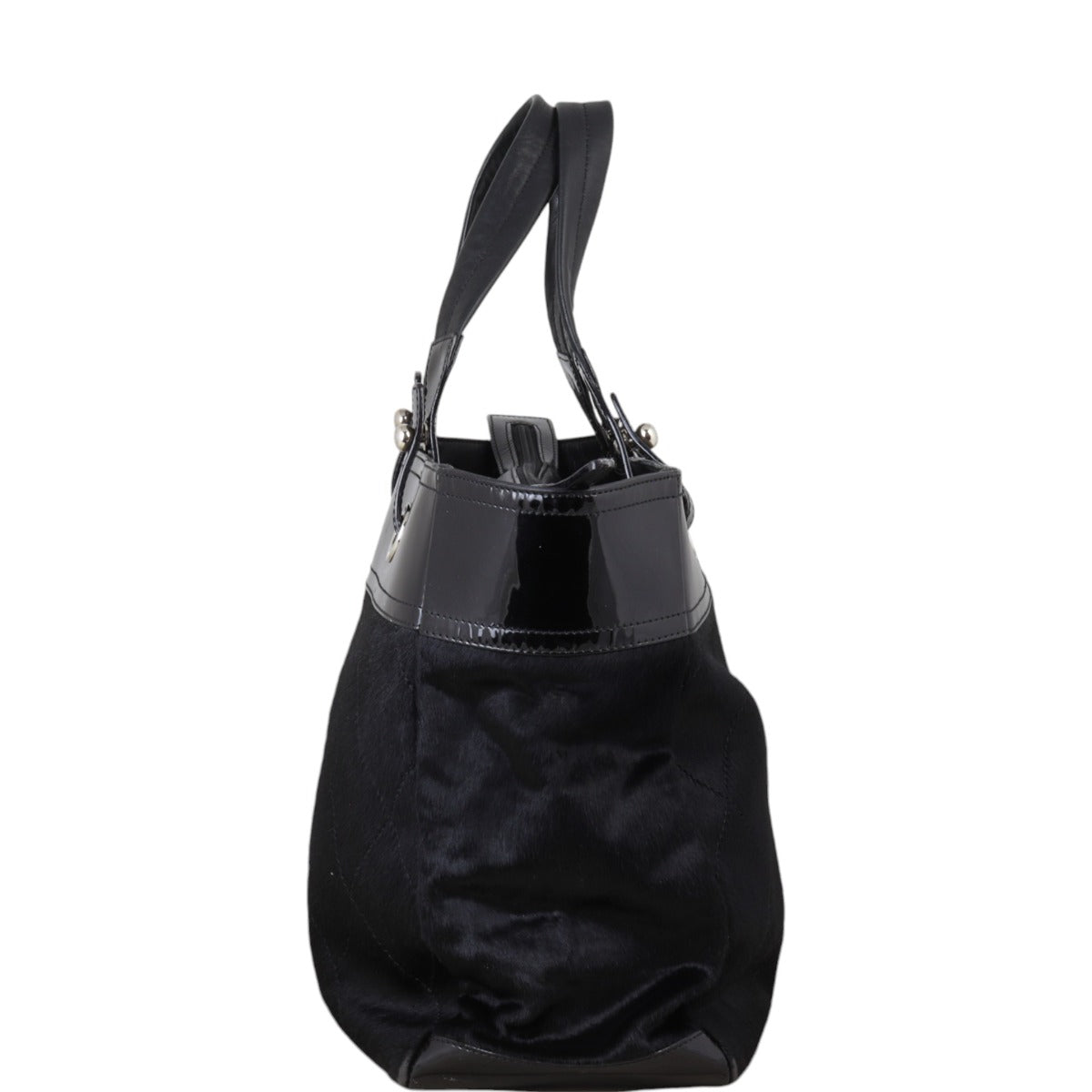 Chanel Ponyhair Paris-Biarritz Tote Quilted Black Tote Bag