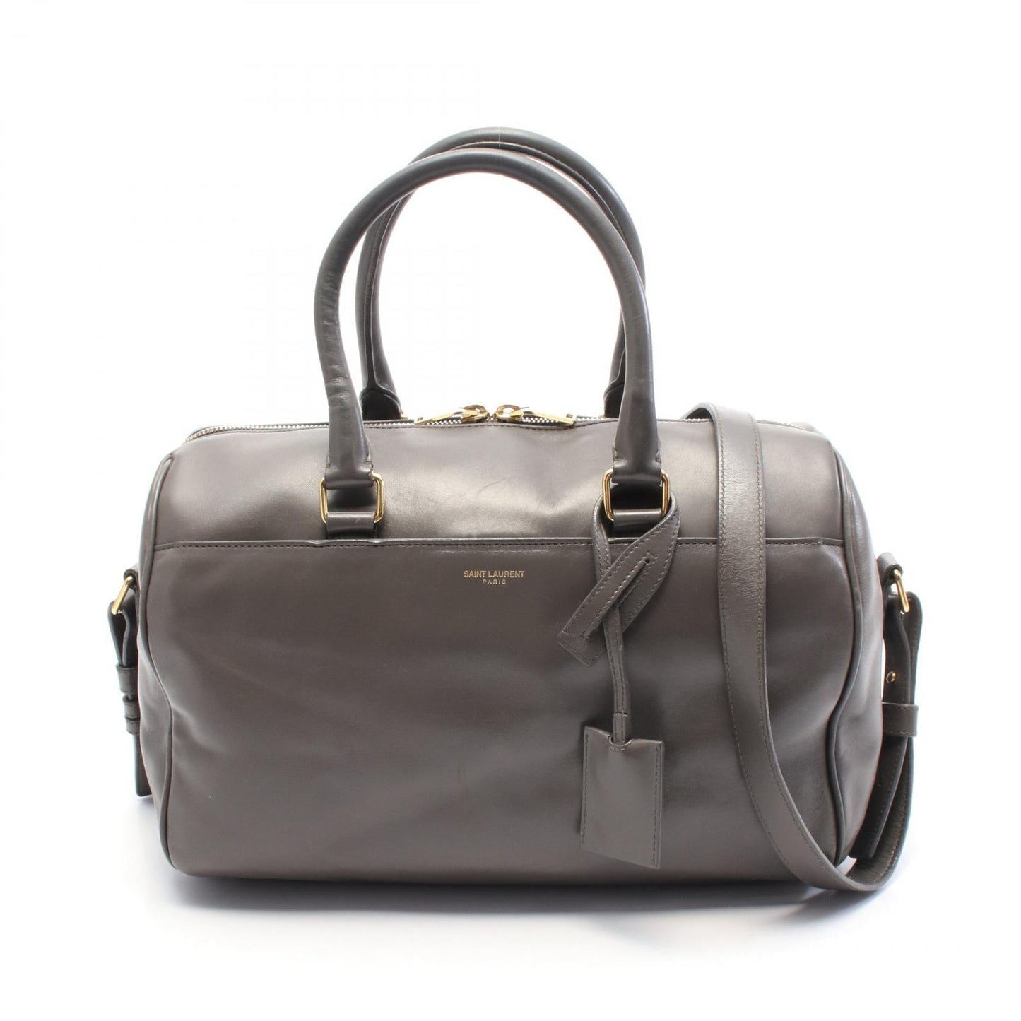 YSL Saint Laurent Paris Classic Duffle6 Handbag Leather Travel Bag