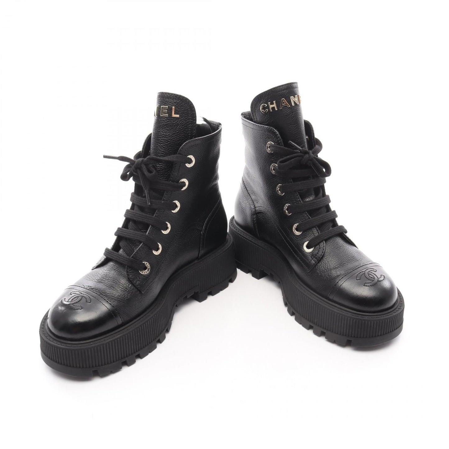 Chanel Coco Mark Leather Boots