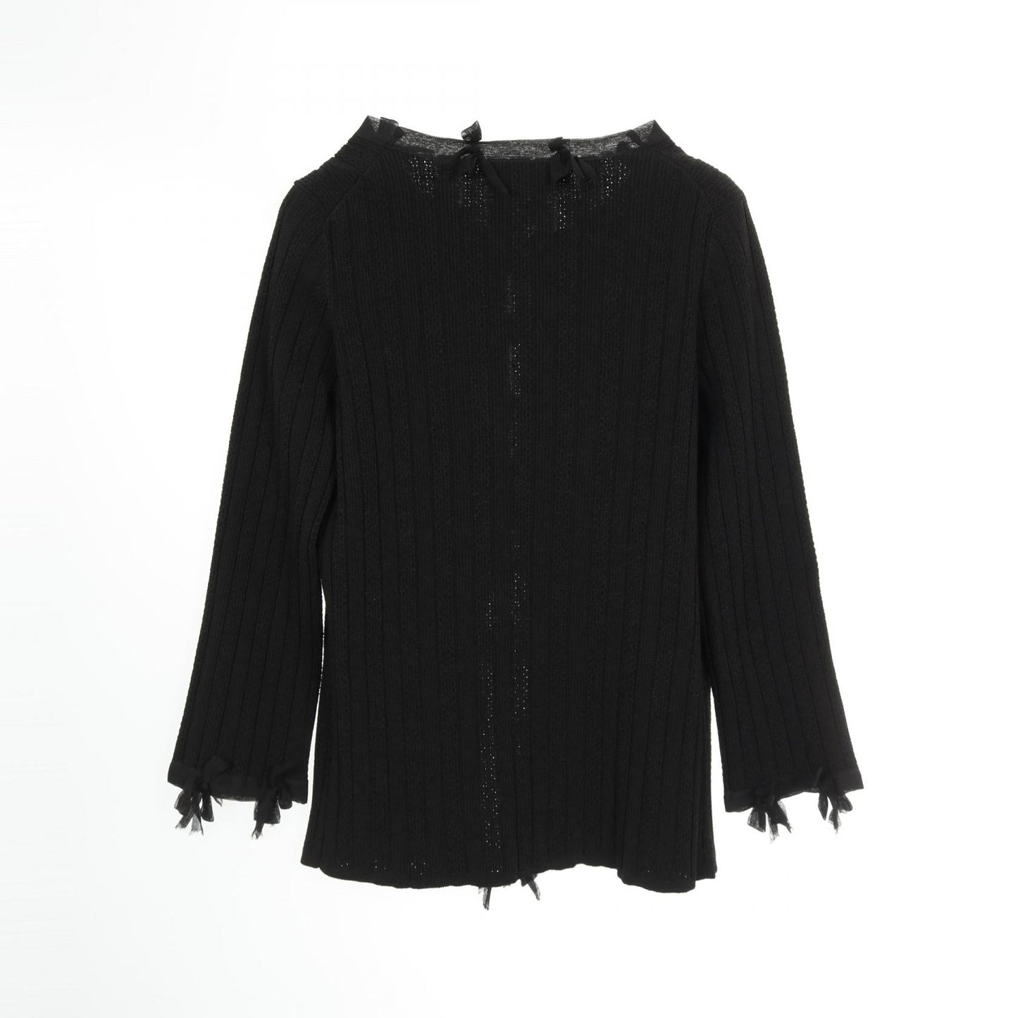 Chanel Ribbon Cardigan Rayon Cardigan Apparel