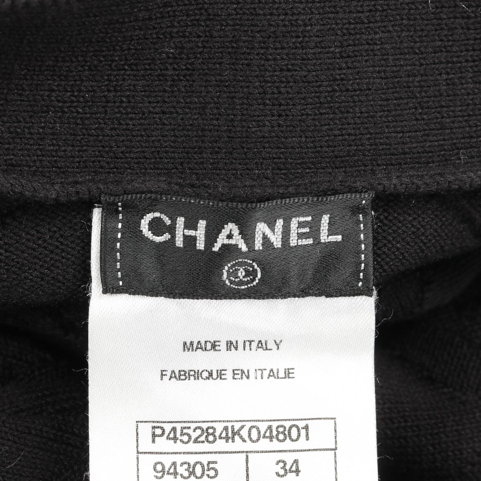 Chanel Coco Mark Button Cotton Cardigan