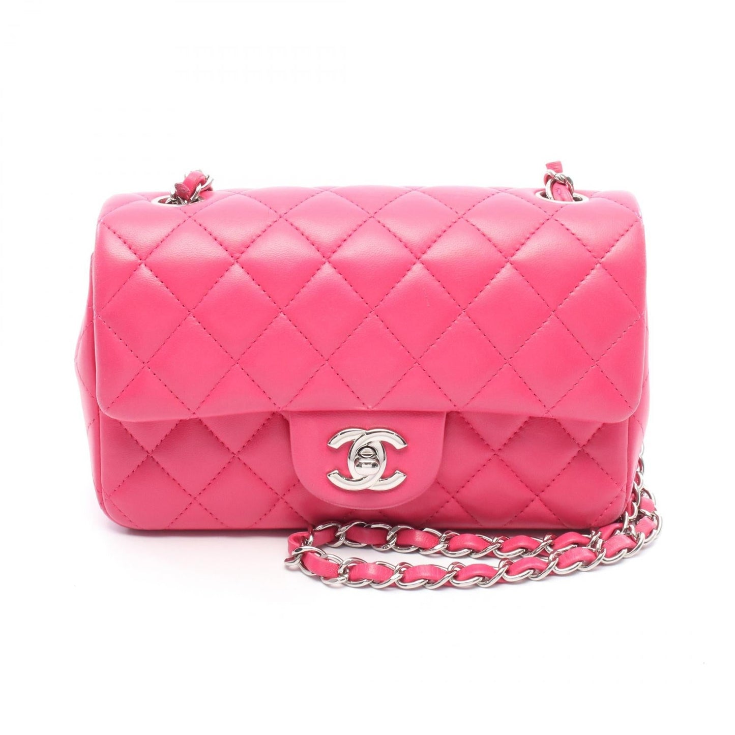 Mini Matelasse 20 Lambskin Shoulder Bag Signature