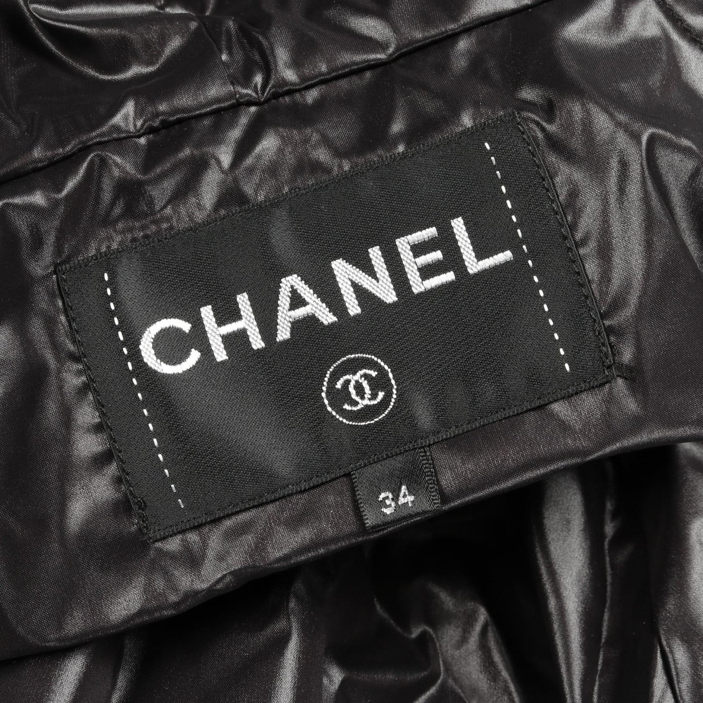 Chanel Coco Mark Button Nylon Outerwear Bag