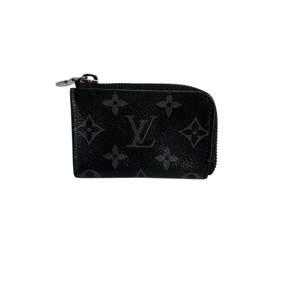 Louis Vuitton Key holder M63536 Portonet Monogram Canvas Black Key Chain