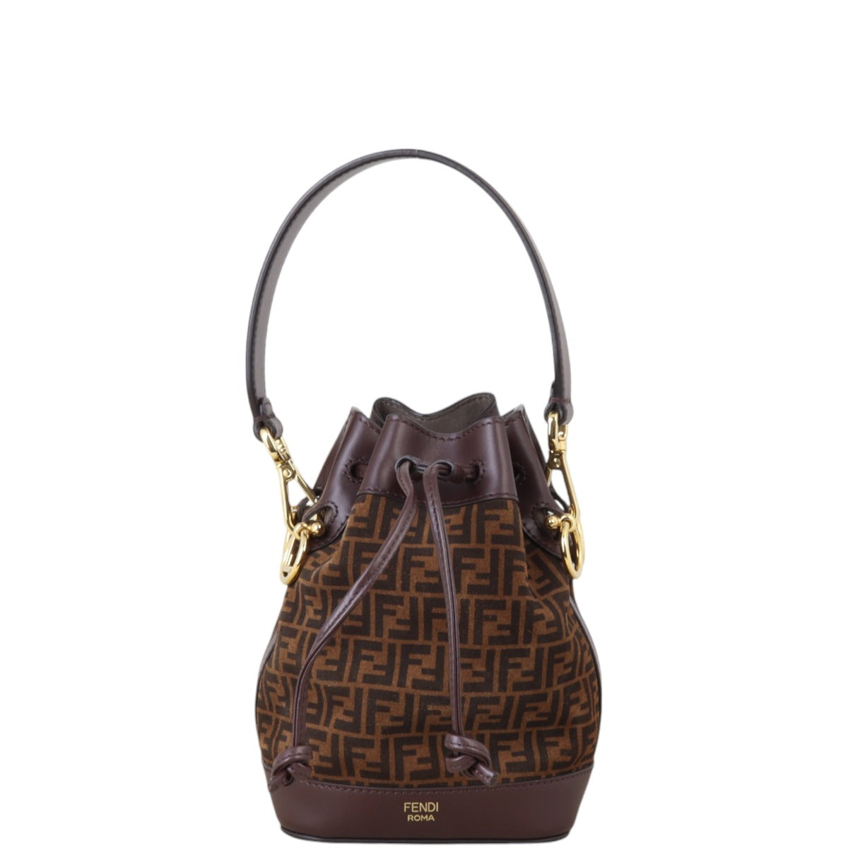 Fendi Bag Mon Tresor Suede Mini Bucket Bucket Bag