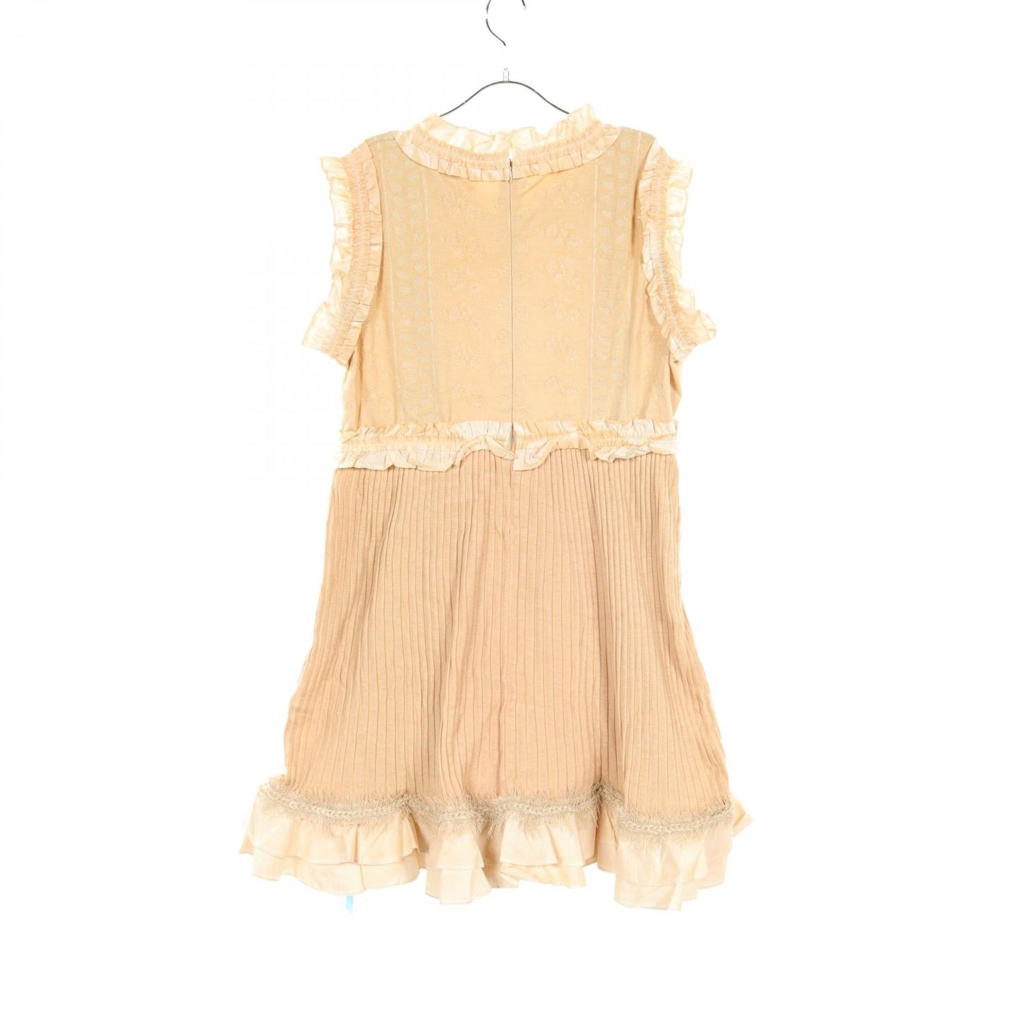 Cotton Dress Beige Apparel