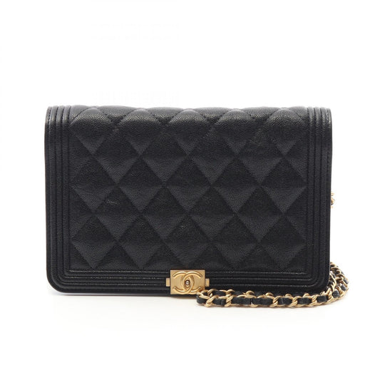 Boy Grained Calfskin Shoulder Classic