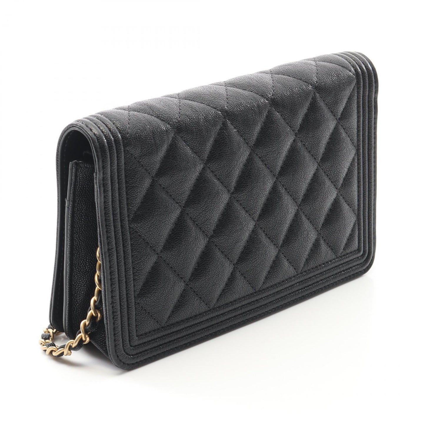 Boy Grained Calfskin Shoulder Classic