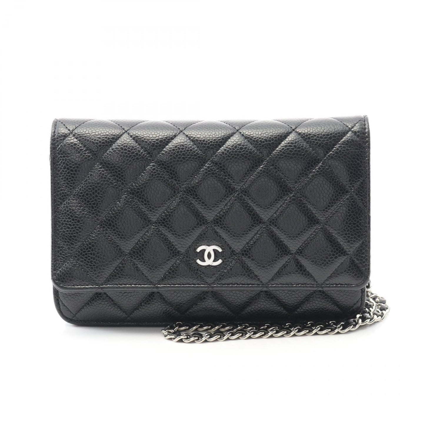 Matelasse Grained Calfskin Shoulder Bag Statement