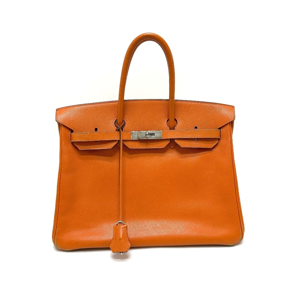 Epsom Orange Birkin Travel Bag