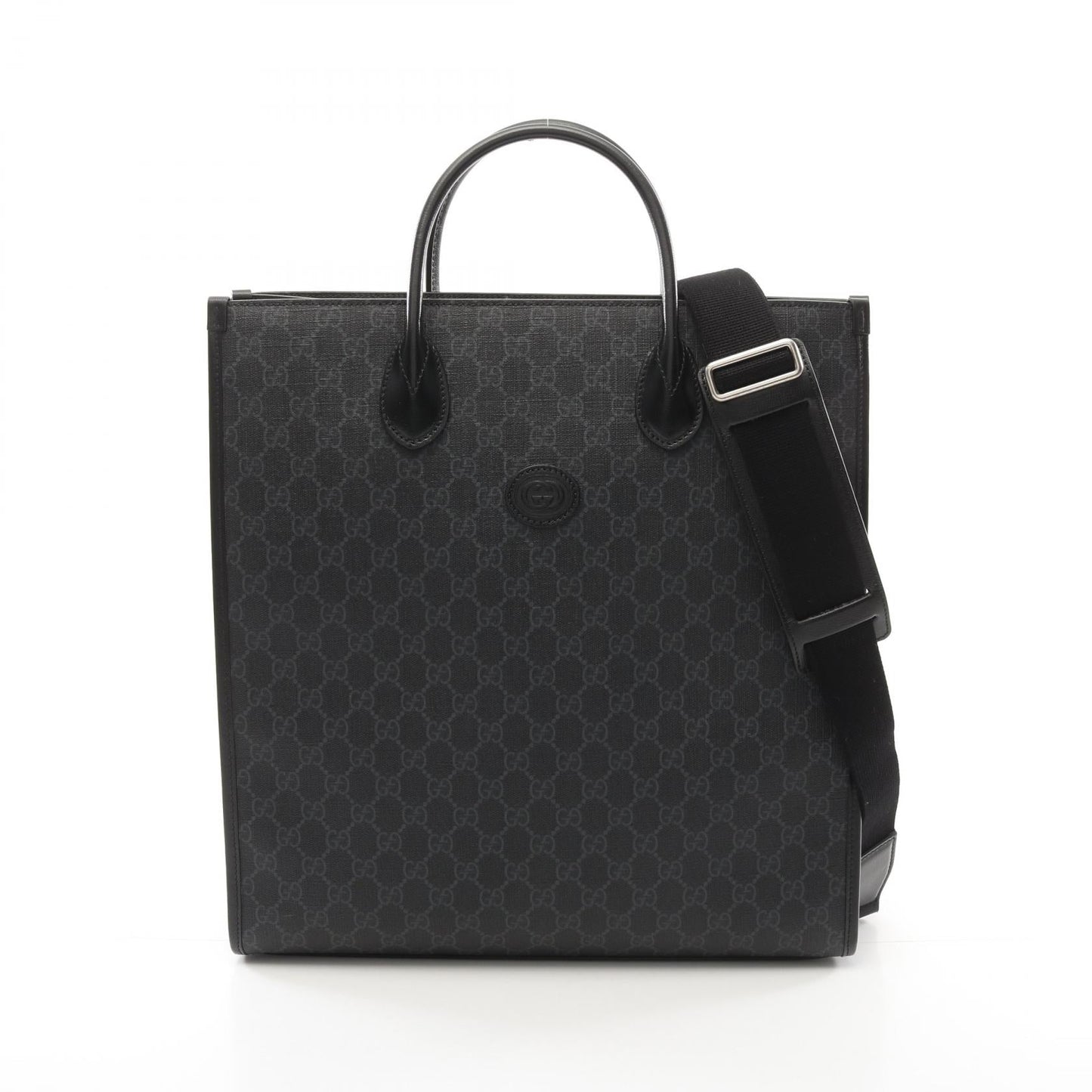 Gucci Interlocking Supreme Coated Tote Bag Canvas Tote Bag