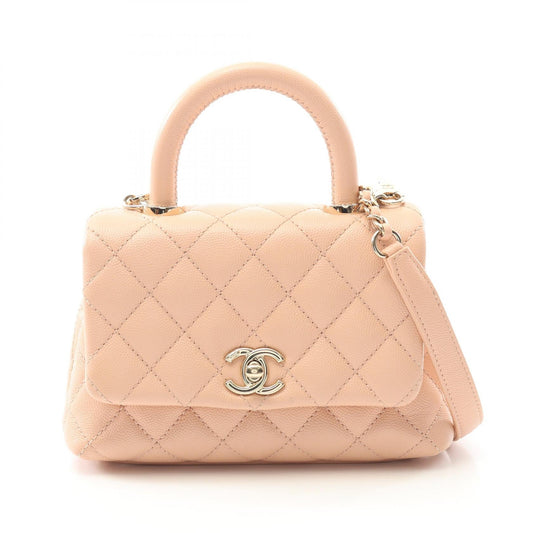 Chanel Coco Handle Grained Calfskin Handbag