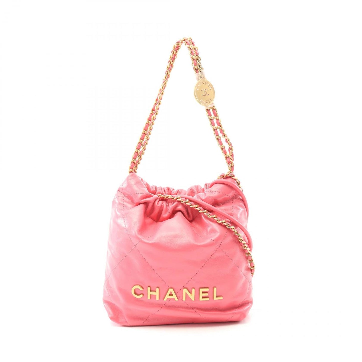 22 Mini Leather Shoulder Bag Polished