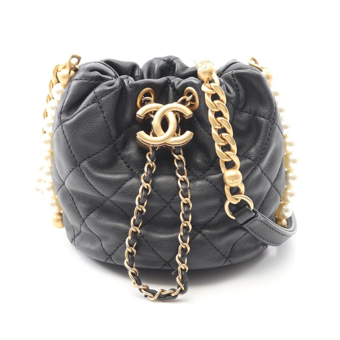Matelasse Lambskin Shoulder Bag 169