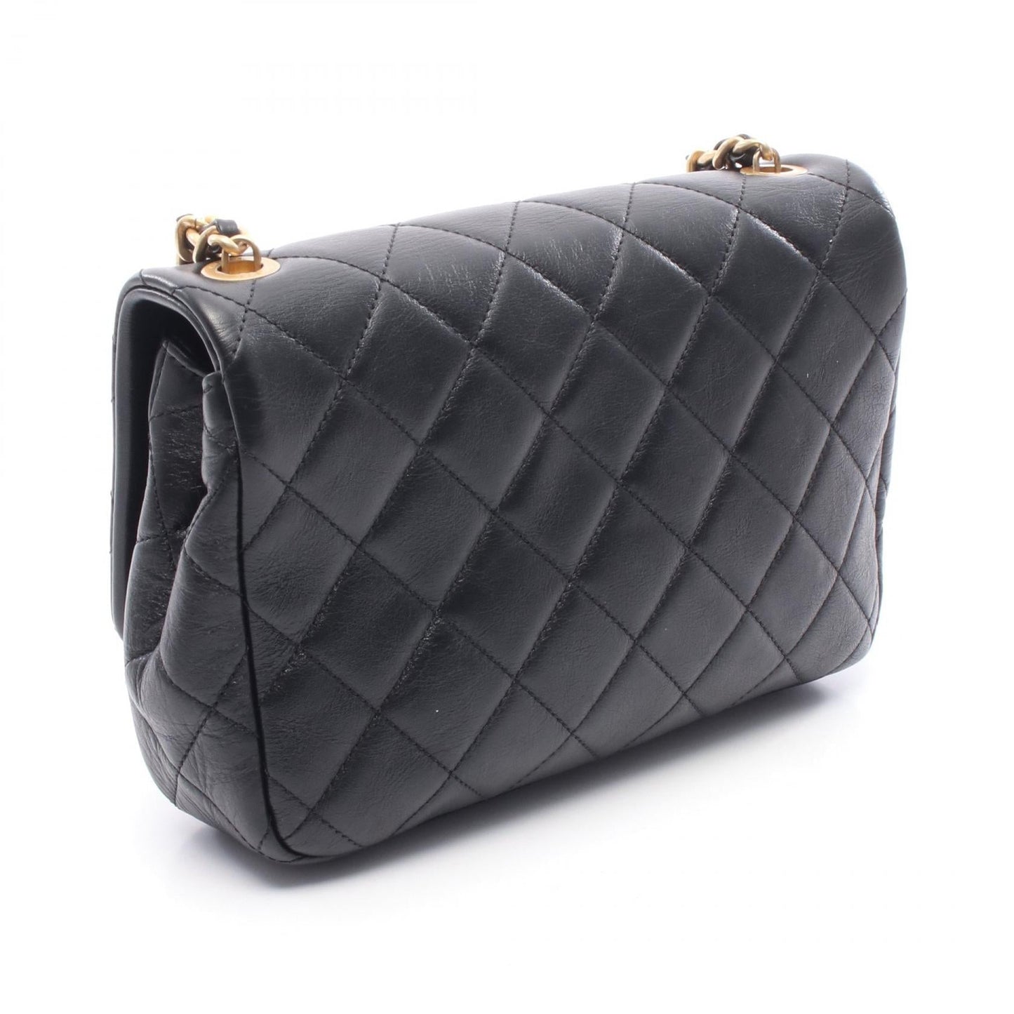 Matelasse Leather Shoulder Bag Luxe