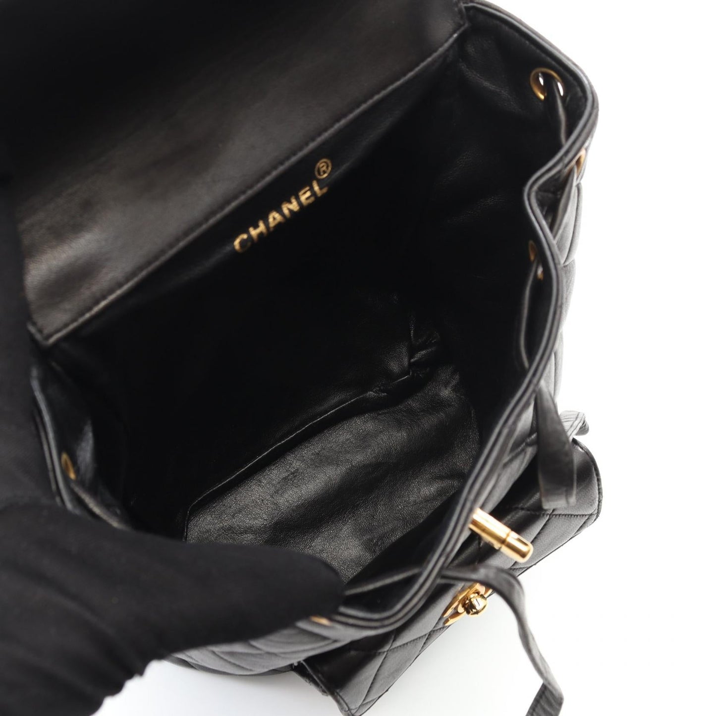 Matelasse Lambskin Backpack Heritage