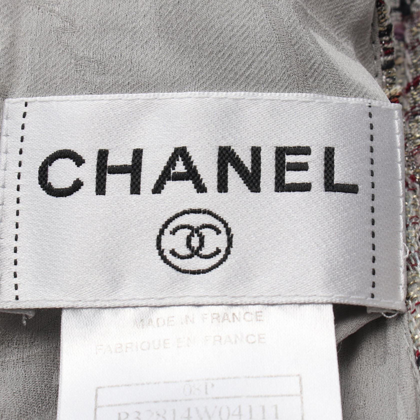 Chanel Tweed Cotton Polyester Jumpsuit