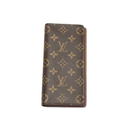 Louis Vuitton Long Purse M66540 Long Purse Monogram Canvas Brown Wallet Case