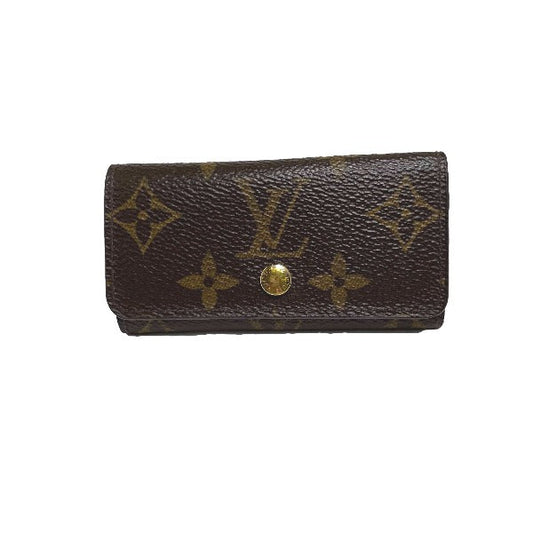 Louis Vuitton Key holder M69517 4 Monogram Canvas Brown Key Chain 0