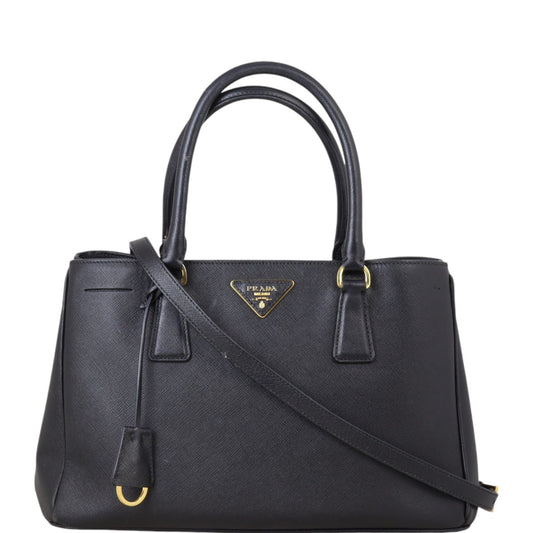 Prada Tote Bag Lux Tote Saffiano Black Small