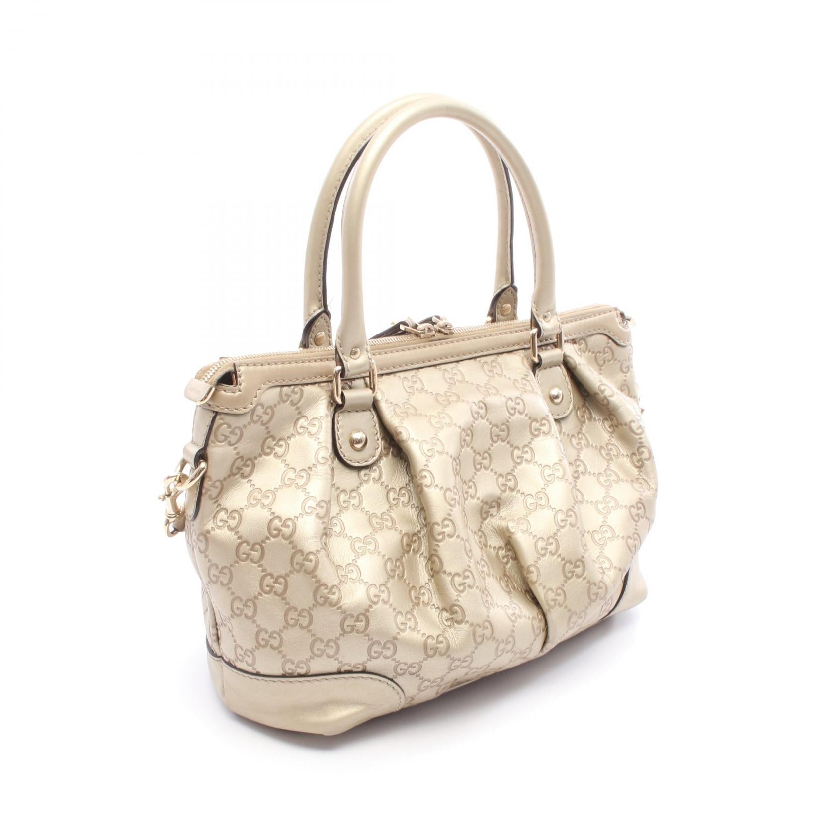 Gucci Sukey ssima Handbag Leather Travel Bag