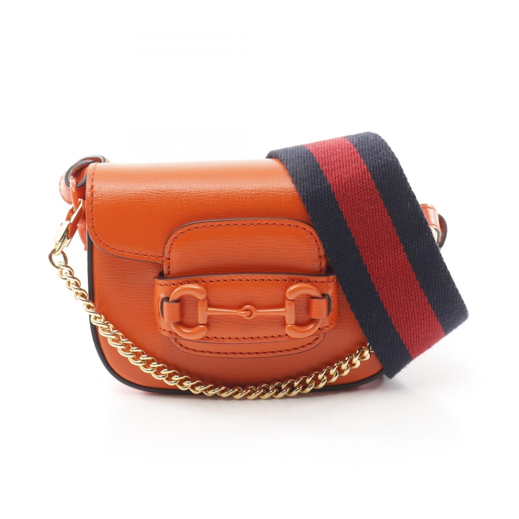 Gucci Horsebit Shoulder Bag Leather Mini