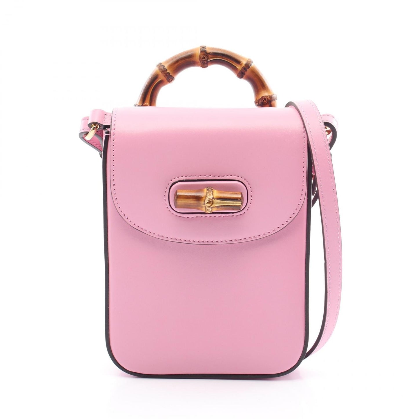 Gucci Bamboo Handbag Leather Travel Bag Handbag 19
