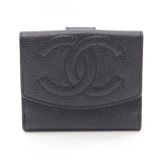 Chanel Coco Mark Caviar Skin Wallet