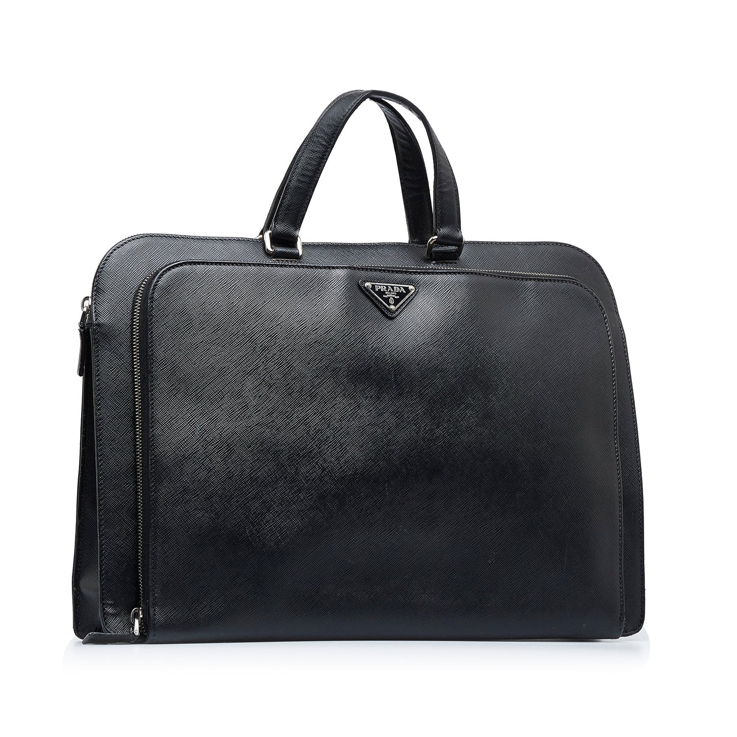 Prada Business Bag Saffiano Black Travel Bag