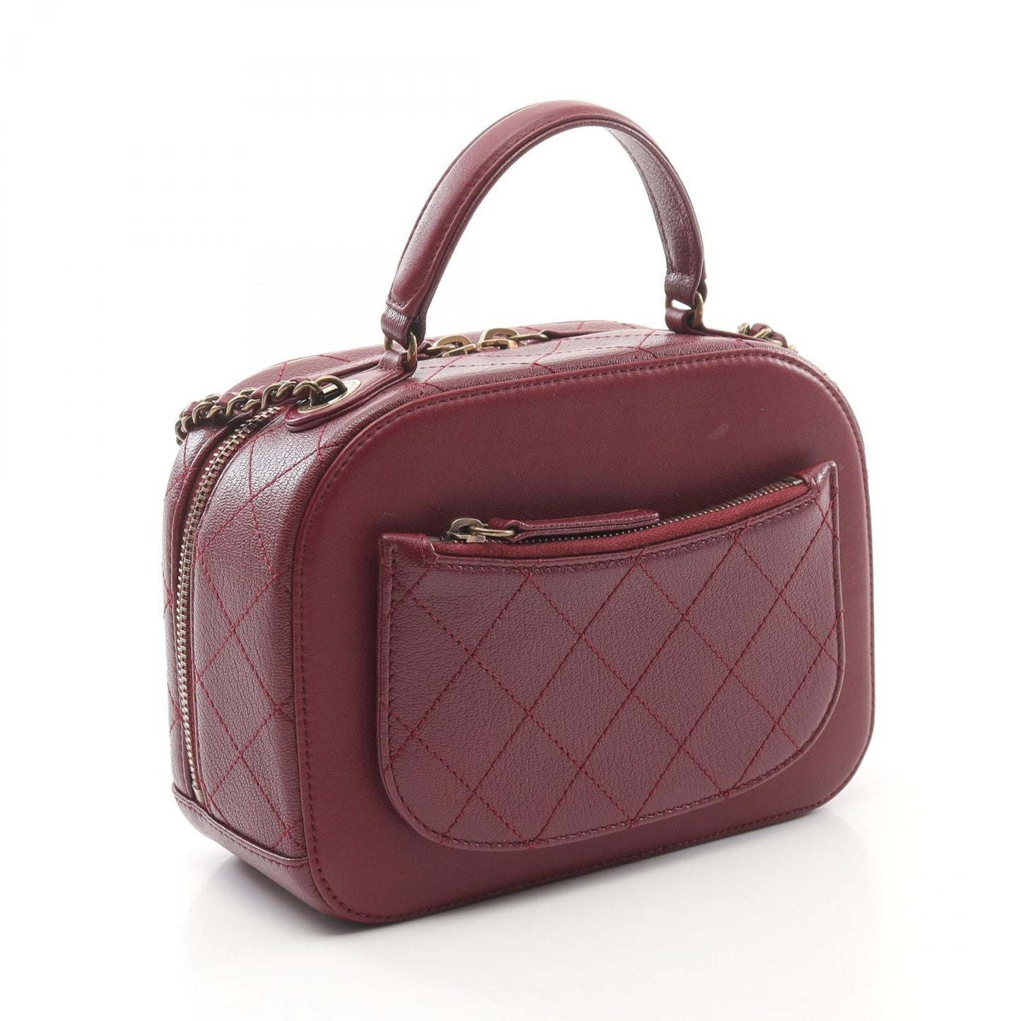 Matelasse Leather Shoulder Bag City