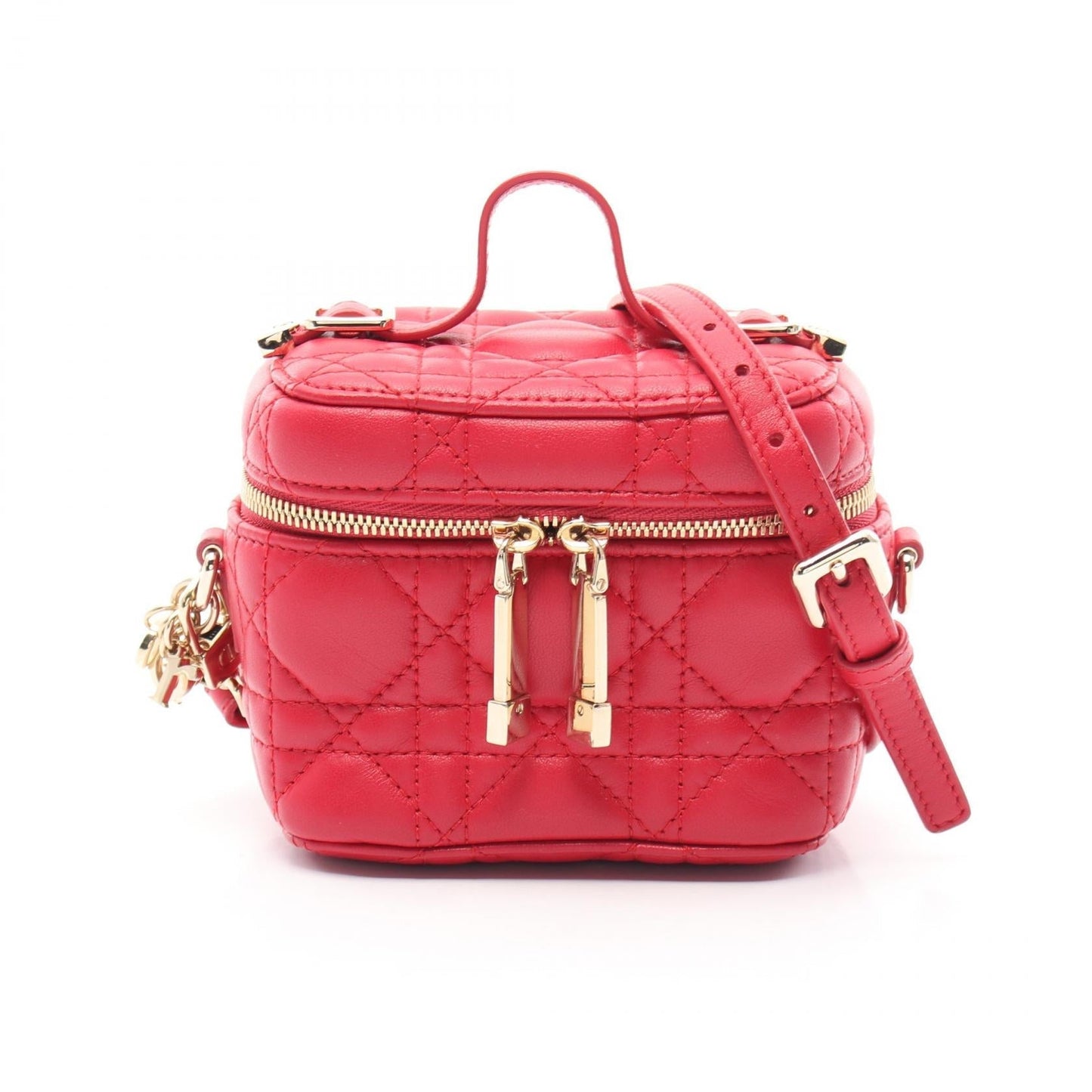 Dior Lady Vanity Handbag Leather Micro Travel Bag