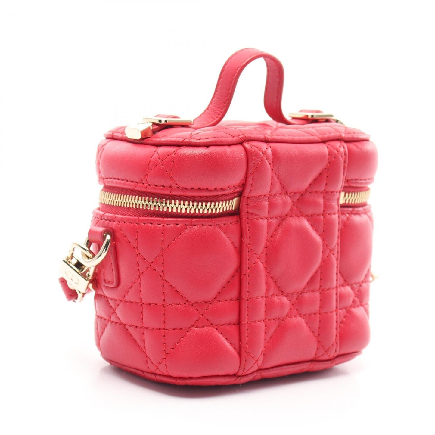 Dior Lady Vanity Handbag Leather Micro Travel Bag