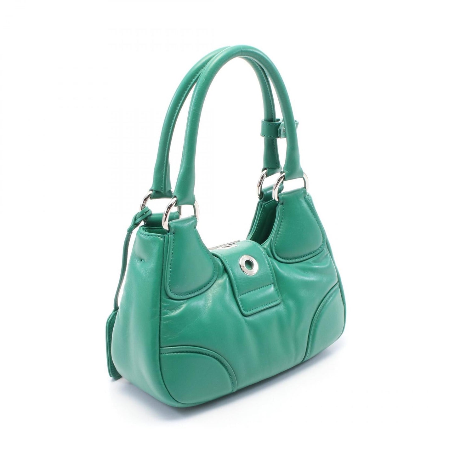 Prada Moon Handbag Leather Travel Bag