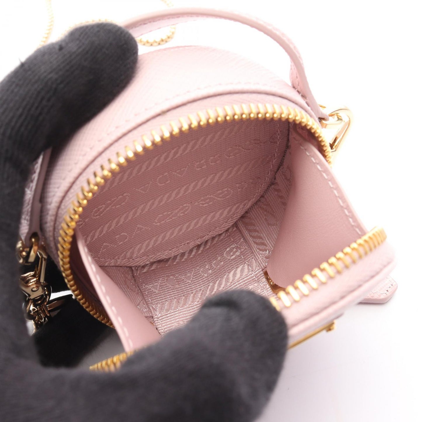 Prada Triangle Shoulder Bag Saffiano Mini