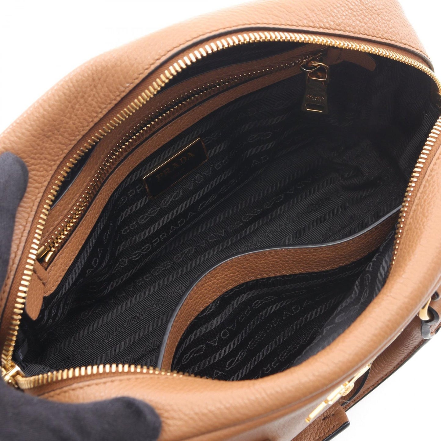 Prada 1Bb108 Handbag Leather Travel Bag
