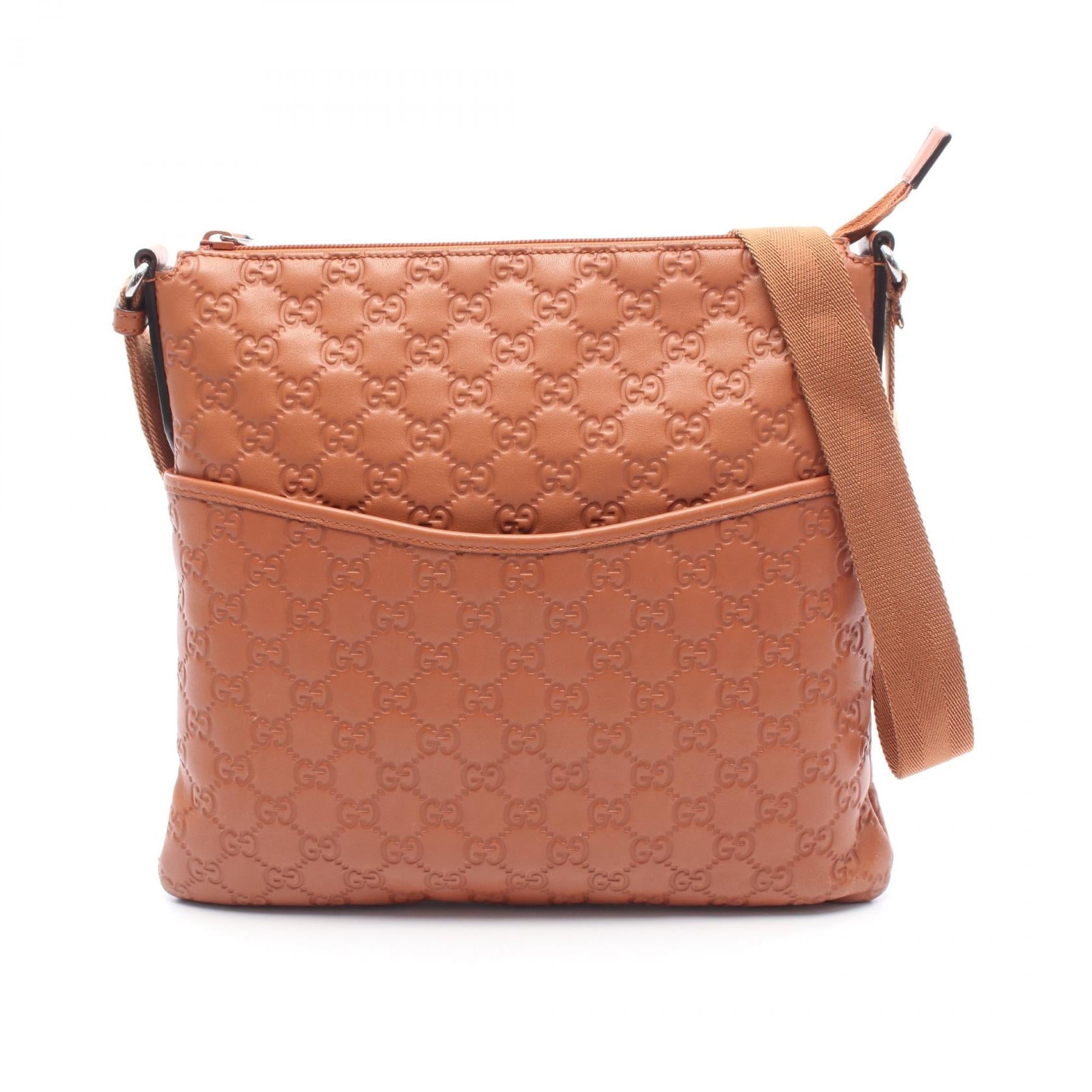 Gucci Signature Shoulder Bag Leather Bag 8