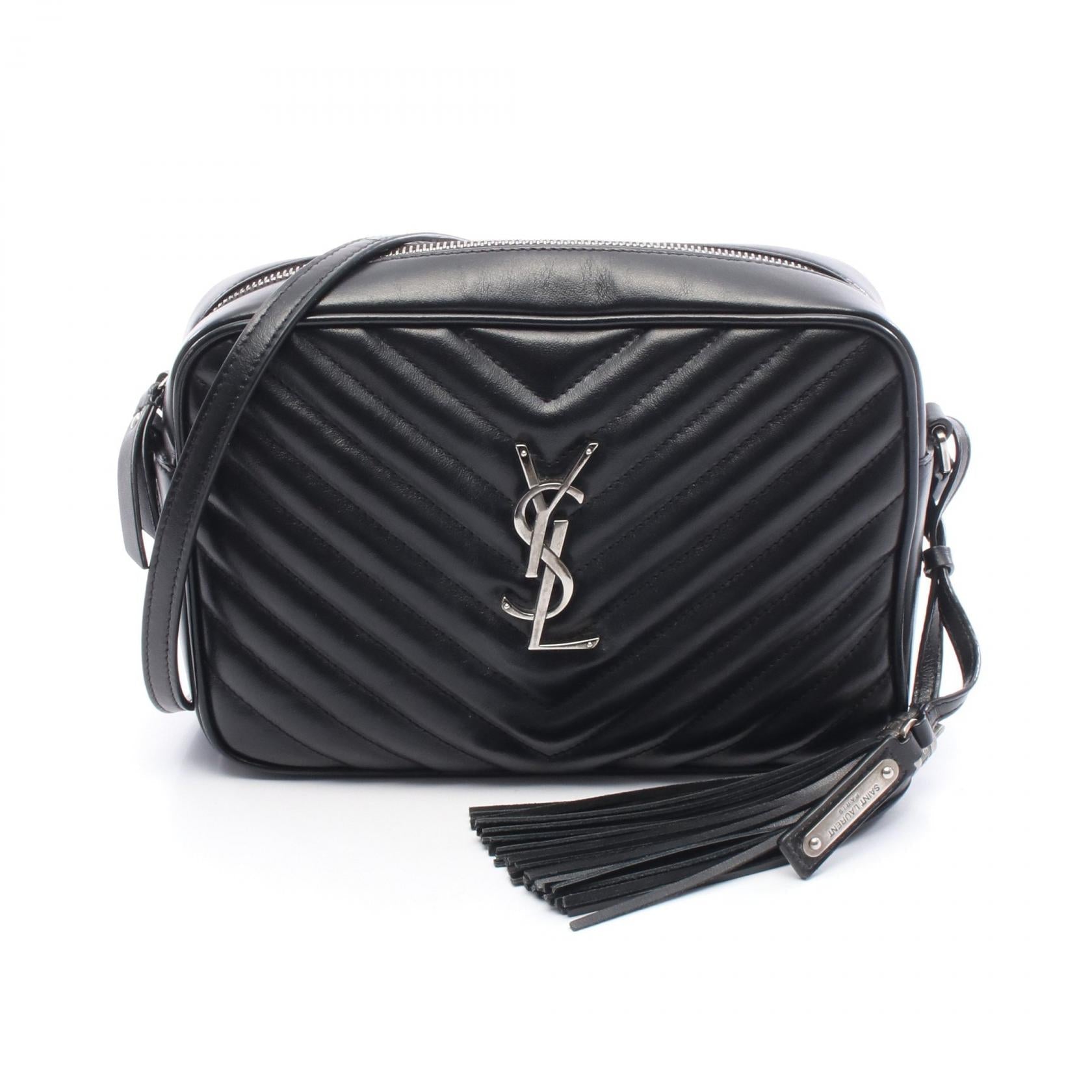 YSL Saint Laurent Paris Lou Shoulder Bag Leather Monogram