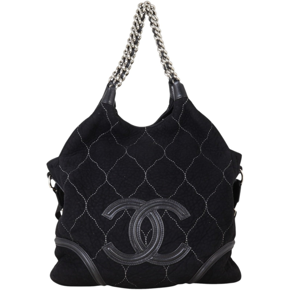Chanel Rodeo Drive Microsuede Hobo Quilted Hobo Bag