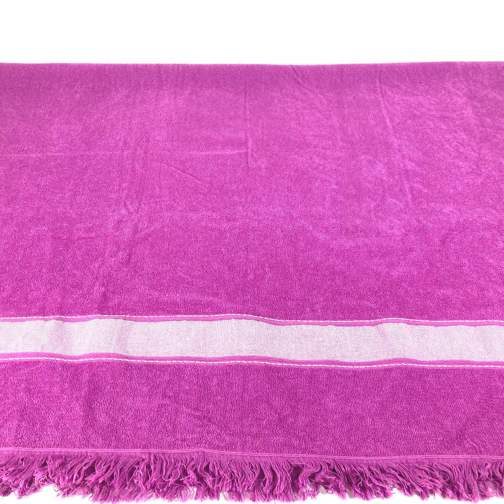Towel Cotton Purple Bath Towel Interior Throw Logo Travel Bag