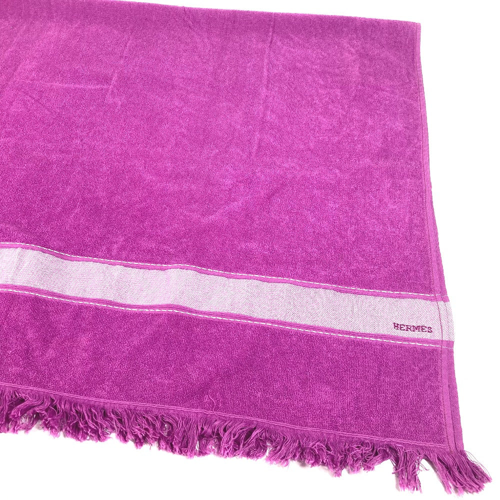 Towel Cotton Purple Bath Towel Interior Throw Logo Travel Bag
