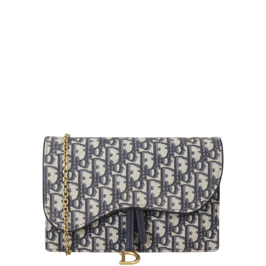 Dior Crossbody Bag Saddle Pouch Wallet on Oblique 4 Canvas Mini Small Shoulder Bag