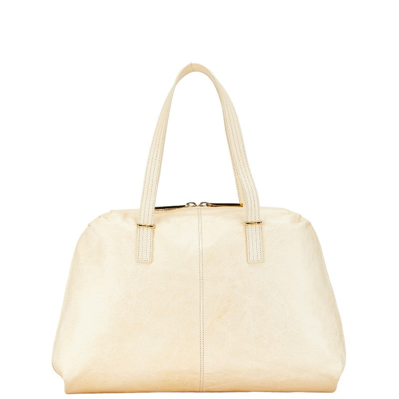 Fendi Unzipped Zucca 2Way Bag Leather Travel Bag