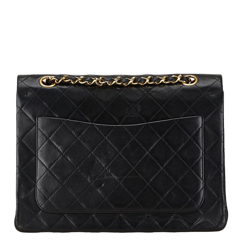 Chanel Lambskin Double Flap Chain Bag