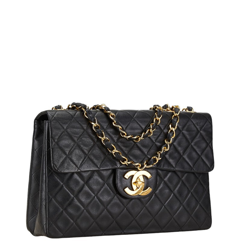 Coco Mark Matelasse Lambskin Shoulder Bag Chain