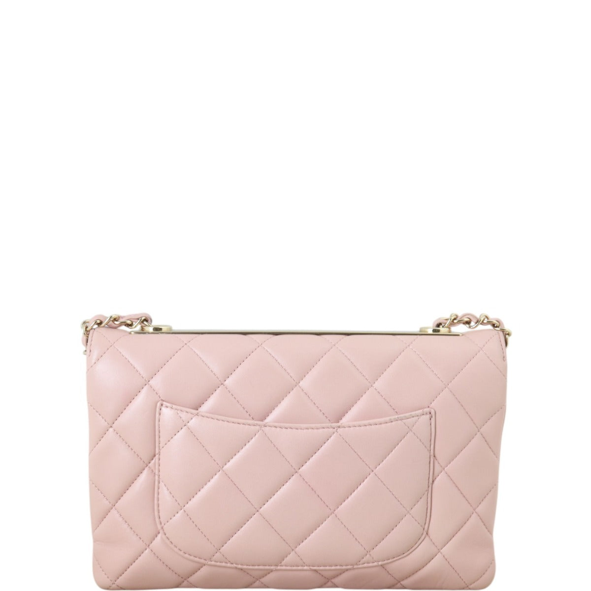 Chanel CC Trendy Pouch Crossbody Quilted Pink Crossbody Bag